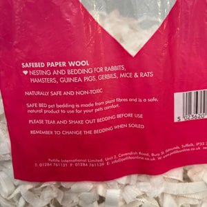 Preloved Corner - Open bag of safebed paper wool