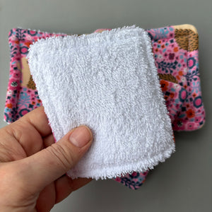 Reusable cotton pads. Zero waste makeup remover pads. Eco friendly soft face pads.