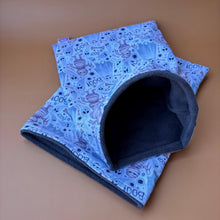 Load image into Gallery viewer, Halloween mummy and ghosts full cage set. Tent house, snuggle sack, tunnel cage set for hedgehog or small pet.