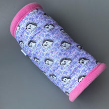 Load image into Gallery viewer, Happy Quills hedgehog padded fleece tunnel. Tube. Padded tunnel for hedgehogs and small pets. Small pet cosy tunnel.
