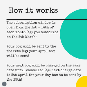 SUBSCRIPTION: The Hoghouse Monthly Photo Box Information (Not sold out - please read description for subscription details)