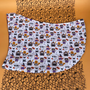 Halloween animals bonding scarf for hedgehogs and small pets. Bonding pouch.