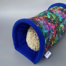 Load image into Gallery viewer, Nebula full cage set. Corner house, snuggle sack, tunnel cage set for hedgehog or small pet.