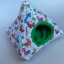 Load image into Gallery viewer, Drama Llama tent house. Hedgehog and small pet house. Padded fleece lined house.