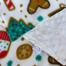 Load image into Gallery viewer, Festive Christmas fleece bubble fleece handling blankets for small pets.