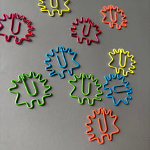 Load image into Gallery viewer, Hedgehog paperclips. Hedgehog stationary.