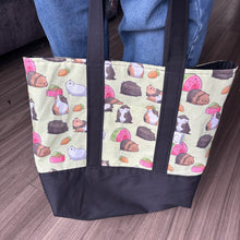 Load image into Gallery viewer, Guinea pigs shopping bag. Reusable tote bag. Pet lover bag.