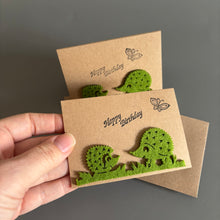 Load image into Gallery viewer, Happy Birthday Hedgehog Mini Cards. Set of two cards.