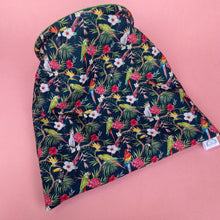 Load image into Gallery viewer, LARGE Tropical Jungle snuggle sack. Snuggle pouch for guinea pigs