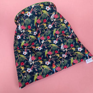 LARGE Tropical Jungle snuggle sack. Snuggle pouch for guinea pigs