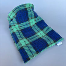 Load image into Gallery viewer, Tartan snuggle sack. Small animal sleeping bag. Fleece lined. Double fleece sleeping bag