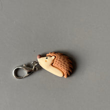 Load image into Gallery viewer, Hedgehog pendant charm.