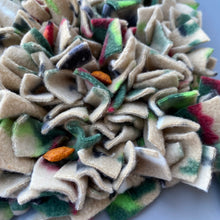 Load image into Gallery viewer, Fleece foraging mat for hedgehogs. Snuffle mat activity mat.