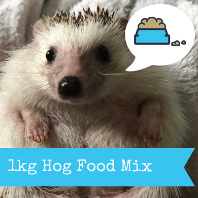 1kg (2.20 lb) African pygmy hedgehog food mix. Hedgehog biscuit mix. Dry food mix.