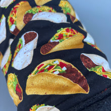 Load image into Gallery viewer, LARGE taco guinea pigs stay open tunnel. Padded fleece tunnel. Padded tunnel for guinea pigs.