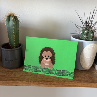 Handmade hedgehog cards.