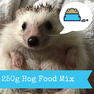 250g (0.55 lb) African pygmy hedgehog food mix. Hedgehog biscuit mix. Dry food mix.