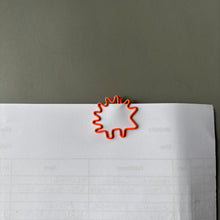 Load image into Gallery viewer, Hedgehog paperclips. Hedgehog stationary.