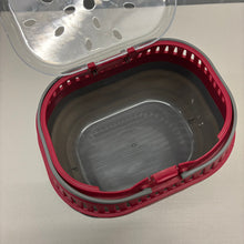 Load image into Gallery viewer, Preloved Red  Pet Carrier - Medium