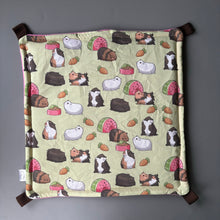 Load image into Gallery viewer, Guinea pigs padded hammock. Guinea pig hammock. C&amp;C cage hammock