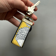 Load image into Gallery viewer, Hedgehog  keychain. Hedgehog keyring. Spike hedgehog key fob.