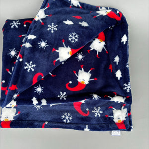 Christmas cuddle fleece handling blankets for small pets like hedgehogs, guinea pigs, rats, etc.