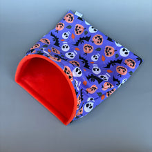 Load image into Gallery viewer, LARGE Halloween snuggle sack. Snuggle pouch for guinea pigs