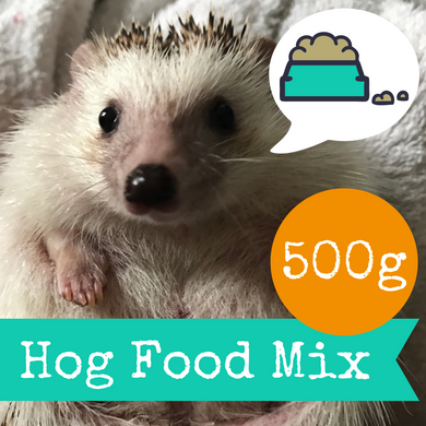 500g (1.10 lb) African pygmy hedgehog food mix. Hedgehog biscuit mix. Dry food mix.