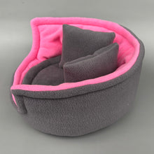Load image into Gallery viewer, Large cuddle cup. Pet sofa for guinea pigs. Fleece sofa bed.