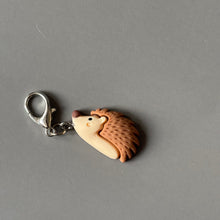 Load image into Gallery viewer, Hedgehog pendant charm.