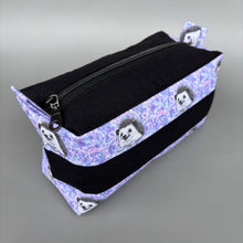 Load image into Gallery viewer, Happy Quills zip bag. Cosmetics or stationary bag.