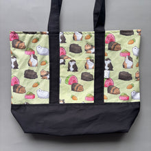 Load image into Gallery viewer, Guinea pigs shopping bag. Reusable tote bag. Pet lover bag.