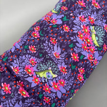 Load image into Gallery viewer, Purple hedgehog stay open padded fleece tunnel. Padded tunnel for hedgehogs