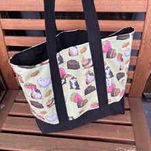 Load image into Gallery viewer, Guinea pigs shopping bag. Reusable tote bag. Pet lover bag.