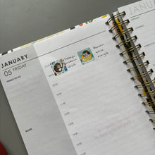 Load image into Gallery viewer, Hedgehog planner stickers. Hedgehog care planner stickers. Calendar tracker stickers.