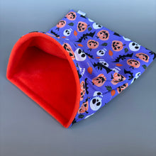 Load image into Gallery viewer, LARGE Halloween snuggle sack. Snuggle pouch for guinea pigs