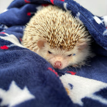 Load image into Gallery viewer, Christmas cuddle fleece handling blankets for small pets like hedgehogs, guinea pigs, rats, etc.