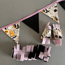 Load image into Gallery viewer, HALLOWEEN TOY BUNDLE: Witchy bunting and toys for hedgehogs.