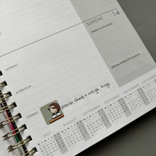 Load image into Gallery viewer, Hedgehog planner stickers. Hedgehog care planner stickers. Calendar tracker stickers.