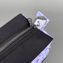 Load image into Gallery viewer, Happy Quills zip bag. Cosmetics or stationary bag.