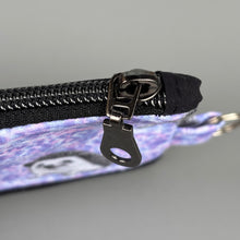 Load image into Gallery viewer, Happy Quills zipper pouch.  Card and coin purse. Keyring zip pouch