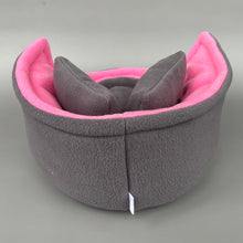 Load image into Gallery viewer, Large cuddle cup. Pet sofa for guinea pigs. Fleece sofa bed.