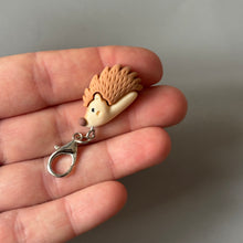 Load image into Gallery viewer, Hedgehog pendant charm.