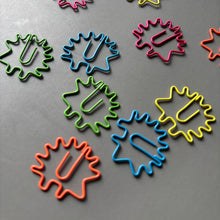 Load image into Gallery viewer, Hedgehog paperclips. Hedgehog stationary.