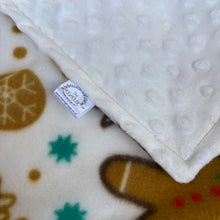 Load image into Gallery viewer, Festive Christmas fleece bubble fleece handling blankets for small pets.