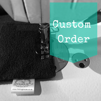 Custom Order: Blue tartan fleece and cream bubble fleece handling blankets for small pets.