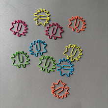 Load image into Gallery viewer, Hedgehog paperclips. Hedgehog stationary.