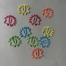 Load image into Gallery viewer, Hedgehog paperclips. Hedgehog stationary.