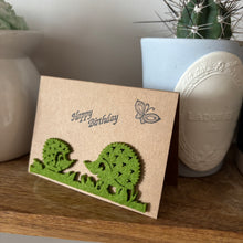 Load image into Gallery viewer, Happy Birthday Hedgehog Mini Cards. Set of two cards.