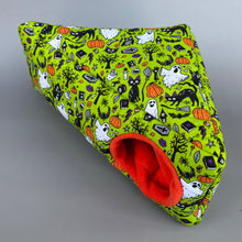 Load image into Gallery viewer, Halloween corner house. Hedgehog and small pet house. Padded fleece lined house.